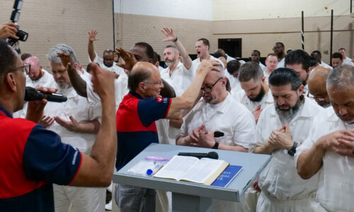 UBB Founder Makes a Special Visit to the Goree Unit in Texas