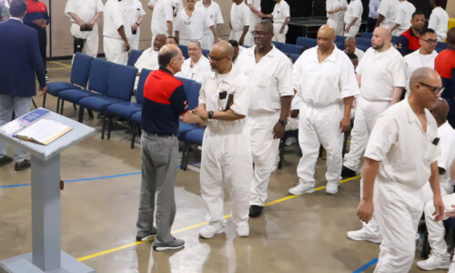 UBB Founder Makes a Special Visit to the Goree Unit in Texas