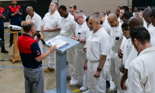 UBB Founder Makes a Special Visit to the Goree Unit in Texas