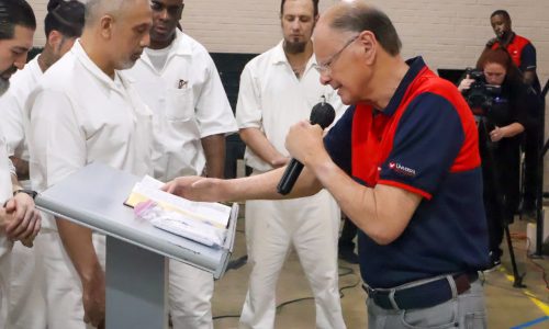 UBB Founder Makes a Special Visit to the Goree Unit in Texas