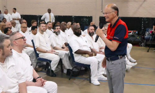 UBB Founder Makes a Special Visit to the Goree Unit in Texas